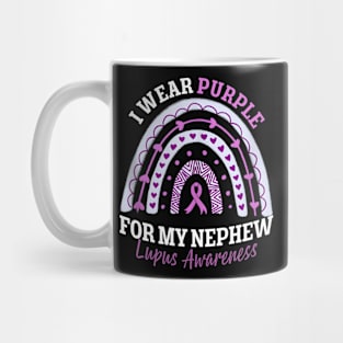 I Wear Purple For My Nephew Lupus Awareness Mug